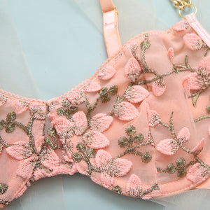 Fancy Lingerie Floral Fairy Beautiful Underwear 4-Piece Lace Exotic Sets