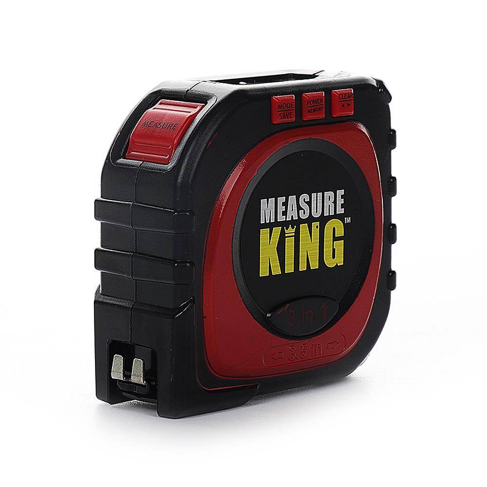3-IN-1 MEASURE KING - Digital Laser Tape Measure String Sonic & Roller ...