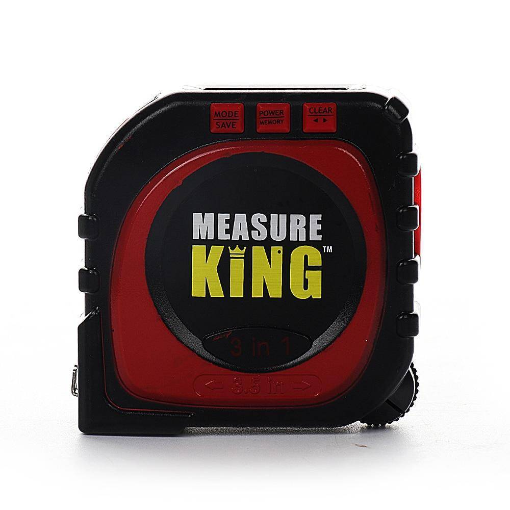 3-IN-1 MEASURE KING - Digital Laser Tape Measure String Sonic & Roller ...