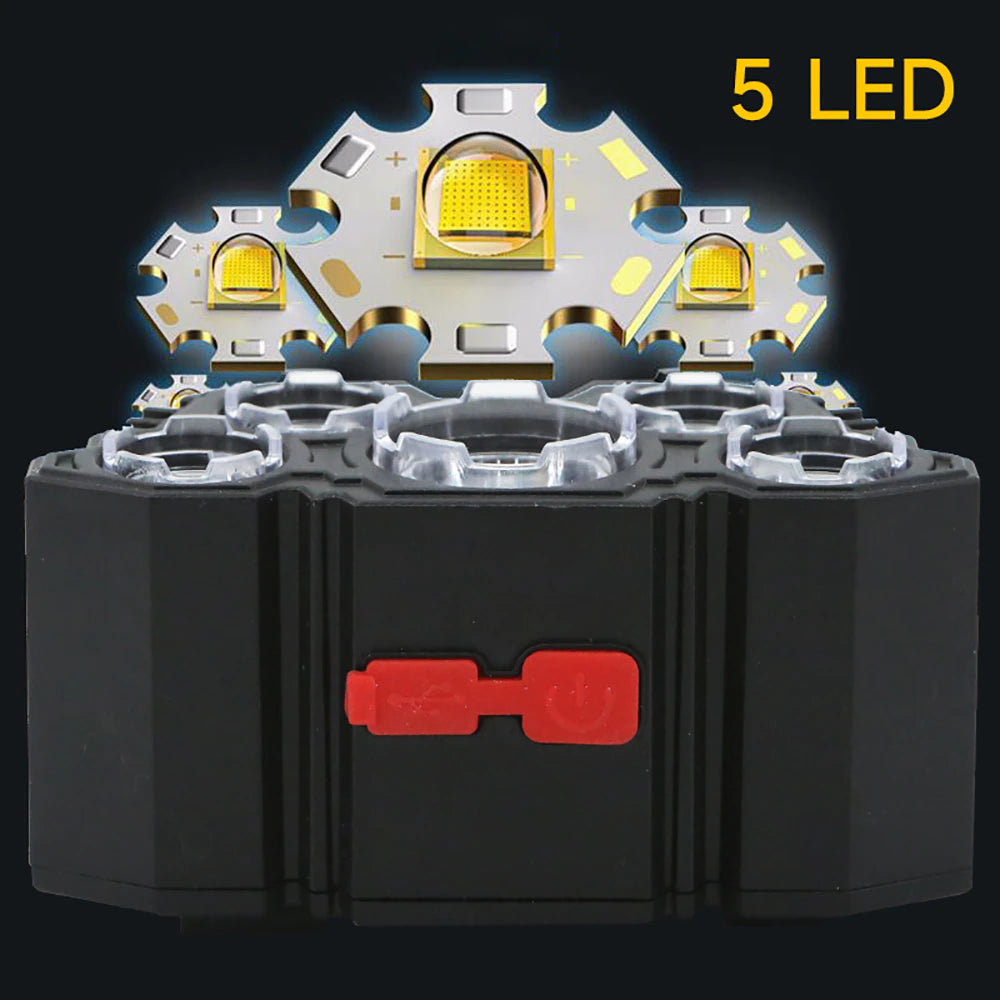 5 LED Strong Headlight