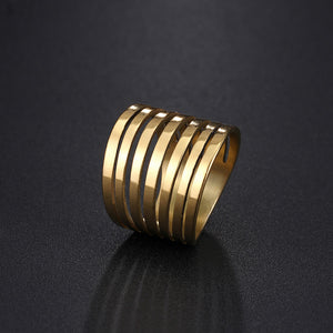 Open image in slideshow, 7 Circles Punk Jewelry Ring (Gold or Silver)
