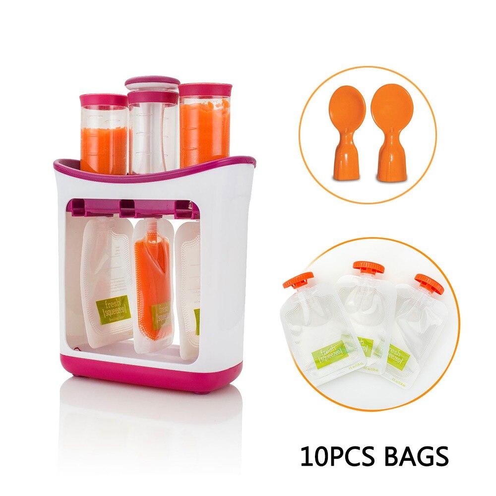 Children Fruit Mashing Machine Newborn Feeding Containers Storage Supplies Maker Infant Food Squeeze Station Baby Food Container