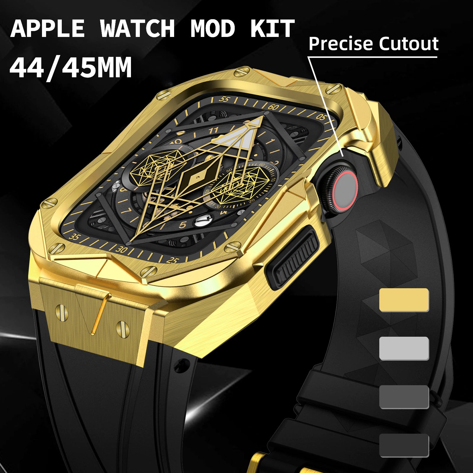 Bezel Metal Case Apple Watch (44mm & 45mm)