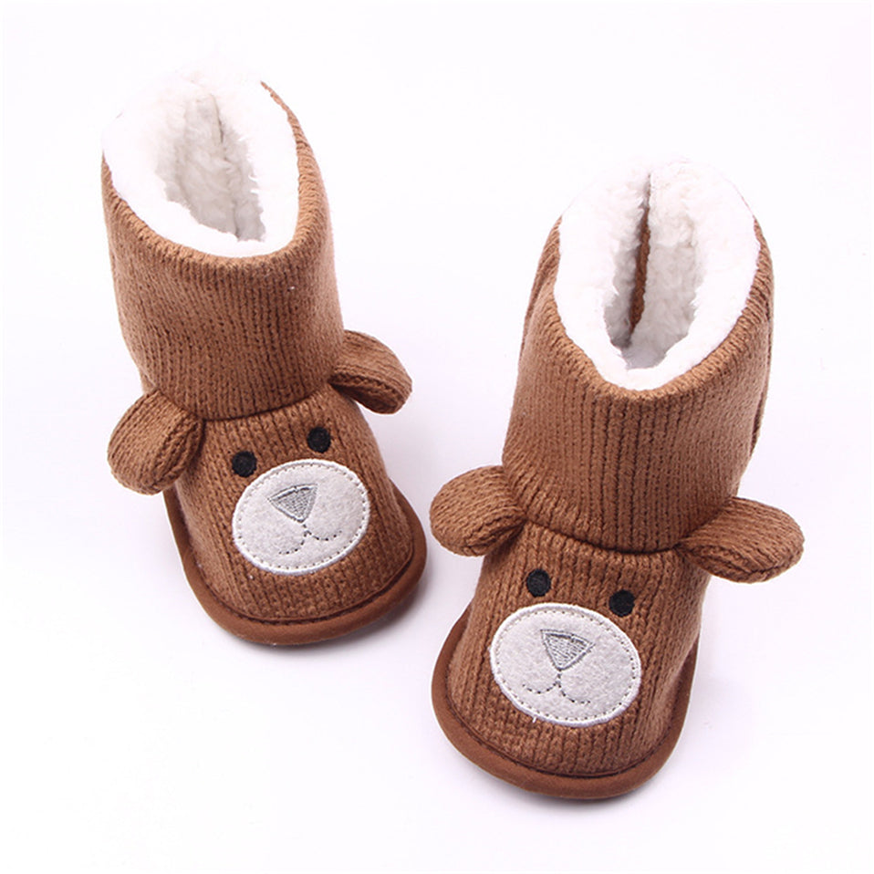 Cute Baby Animal Face Winter Boot