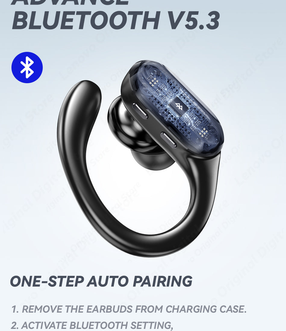 Lenovo XT80 Bluetooth Earhooks Earphones