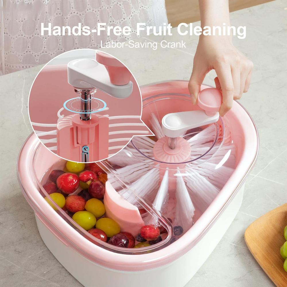 Vegetable Fruit Washing Machine With Bowl