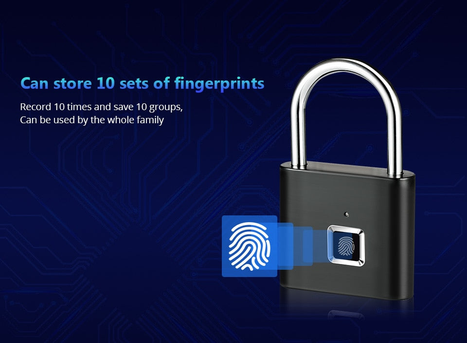 Keyless Fingerprint Lock