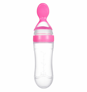 Open image in slideshow, Newborn Baby Squeeze Feeding Bottle
