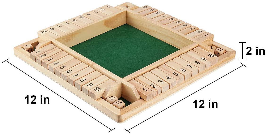 Flip Over Wooden Board Game