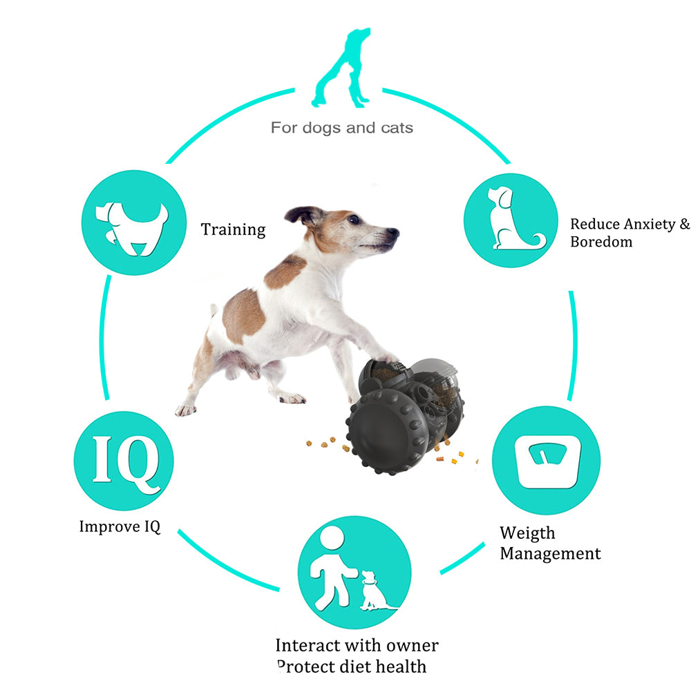 Pet Food Interactive Tumbler Training Dog Toy