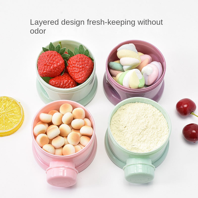 4 Layer Bear Style Portable Baby Food Storage Box