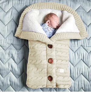 Open image in slideshow, Baby Sleeping Bag with Buttons
