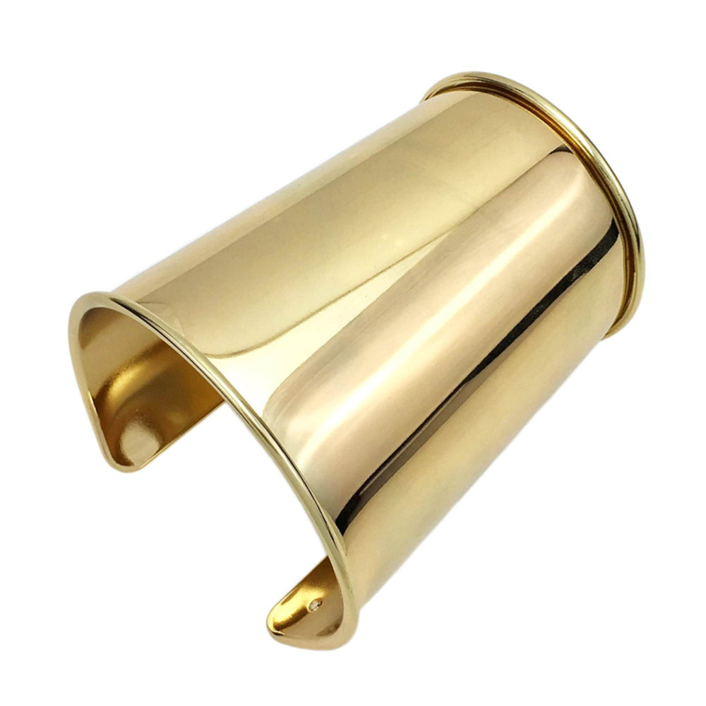 Smooth Metal Cuff Bracelet (Gold or Silver)