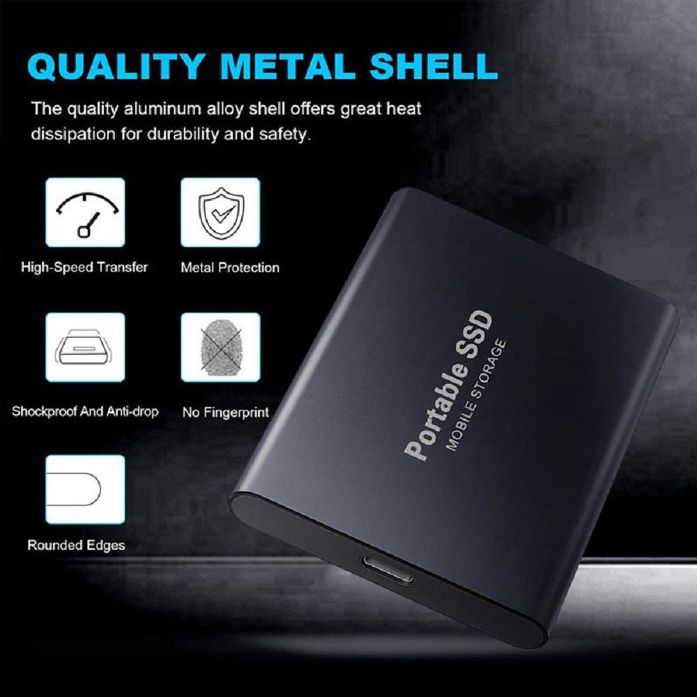 Portable Solid State Hard Drive 8TB, 12 TB or 16TB