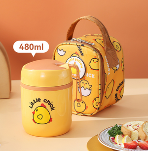 Open image in slideshow, Thermal Lunch Box with Bag
