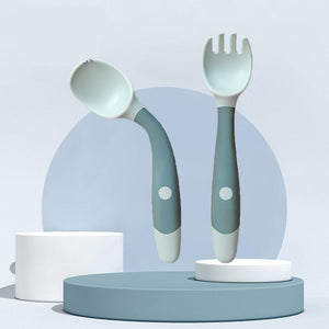 Open image in slideshow, Training Tableware Twist Fork and Spoon
