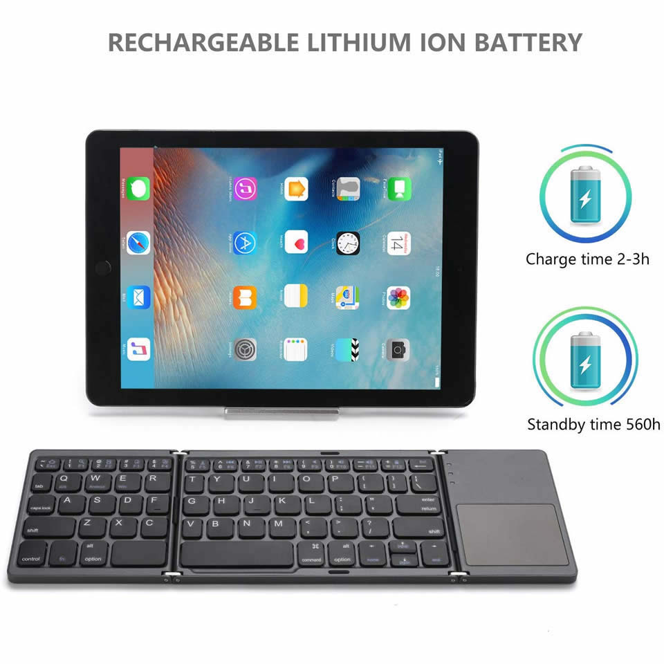 Wireless Foldable  Keypad (IOS and Android)