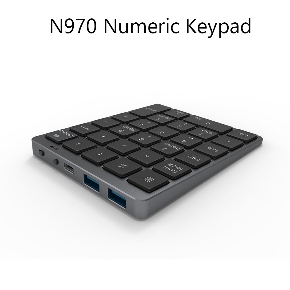 Aluminum Bluetooth Wireless Numeric Keypad